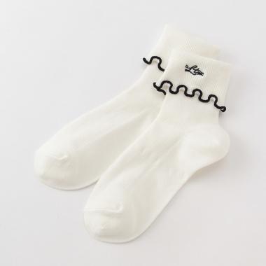 折り返しメロウフリルクルーソックス