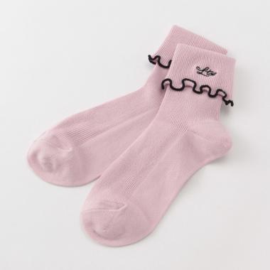 折り返しメロウフリルクルーソックス