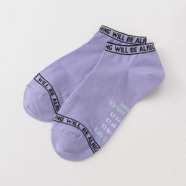 ラインロゴスニーカーインソックス