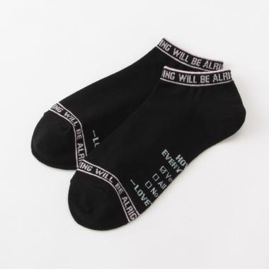 ラインロゴスニーカーインソックス