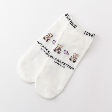 モチーフロゴスニーカーインソックス