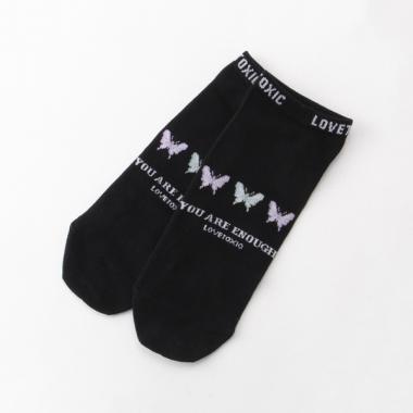 モチーフロゴスニーカーインソックス