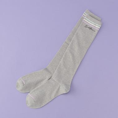 3本ライン入りハイソックス