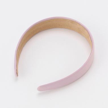 サテン調ワイドカチューシャ