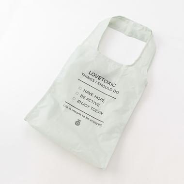 ロゴポケッタブルエコバッグ