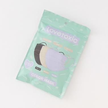 3色不織布マスク12枚