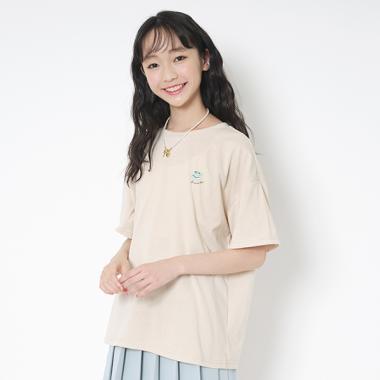 バックガーリーモチーフ半袖Tシャツ