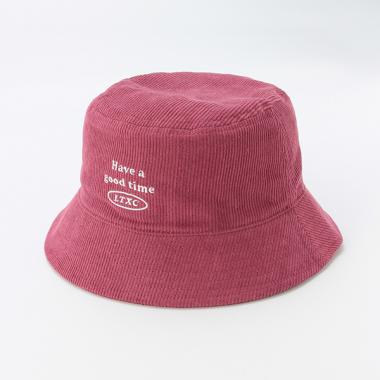 コーデュロイバケットハット