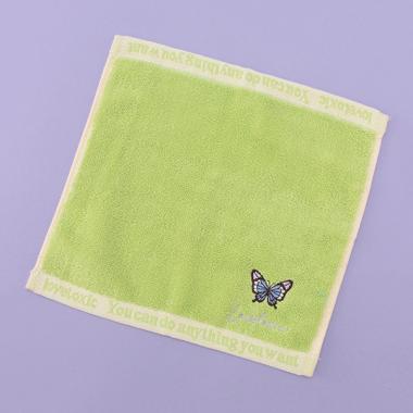 ワンポイント刺しゅうタオル