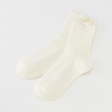 パール付クルーソックス