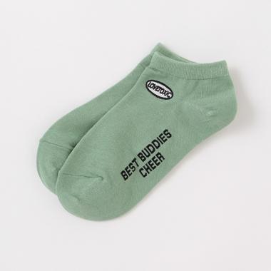 サークル刺繍スニーカーインソックス