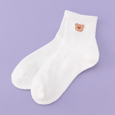 アソート刺しゅうリブソックス