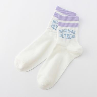 ラインカレッジクルーソックス