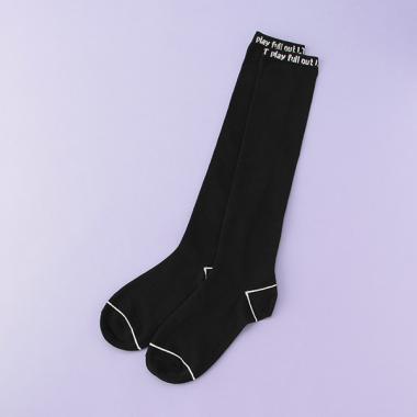 くちロゴハイソックス