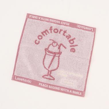 ソーダ柄ハンドタオル