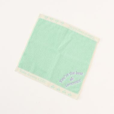 ロゴ刺しゅうハンドタオル