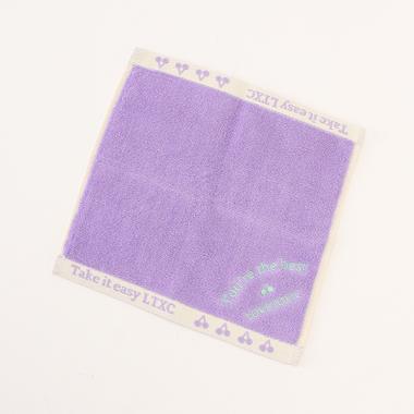 ロゴ刺しゅうハンドタオル