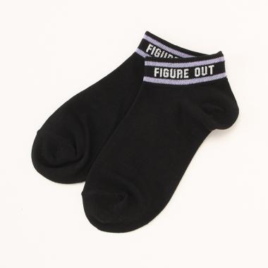 2本ラインアンクルソックス