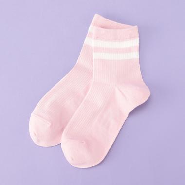 2本ラインクルーソックス