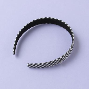 ギンガムチェックカチューシャ