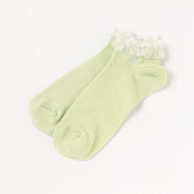 チュールレーススニーカーインソックス