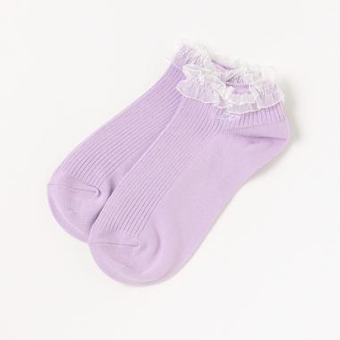 チュールレーススニーカーインソックス