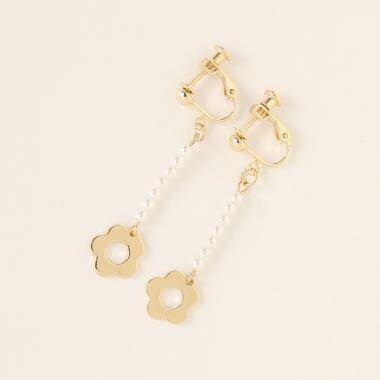 パールフラワーイヤリング