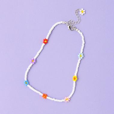 ビーズネックレス