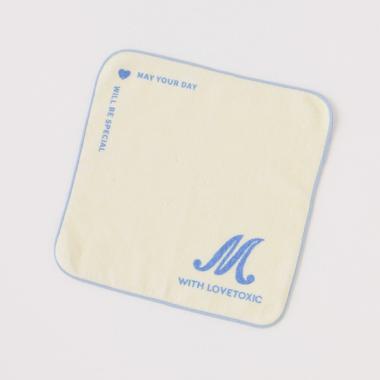 イニシャルタオルハンカチ