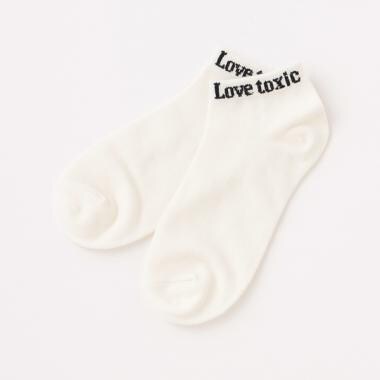 ロゴスニーカーインソックス