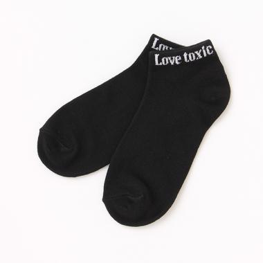 ロゴスニーカーインソックス