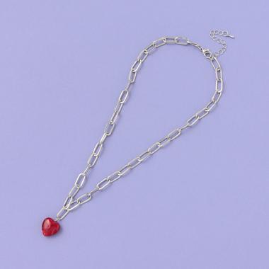 ハートチェーンネックレス