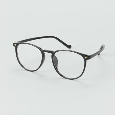 ボストン型伊達メガネ