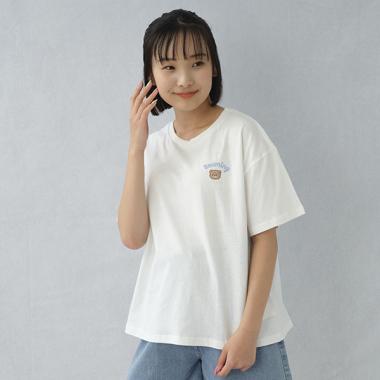 ワンポイント刺しゅう半T