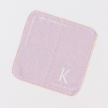 イニシャルハンドタオル