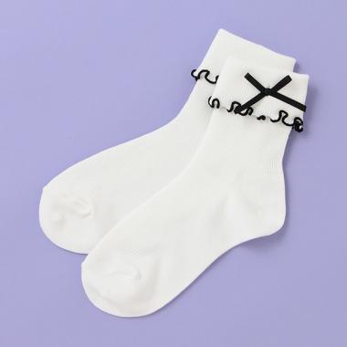 折り返しメローリブクルーソックス