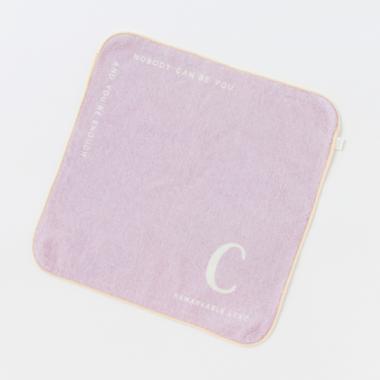 イニシャルハンドタオル