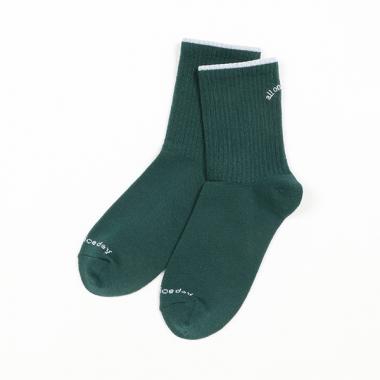 バックアーチロゴクルーソックス