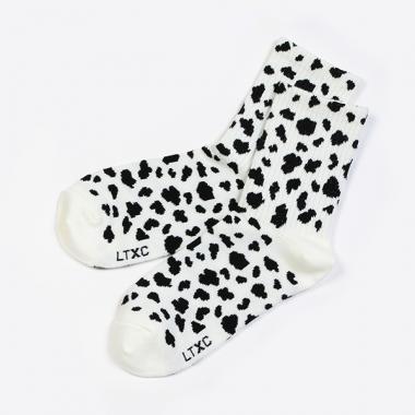 総柄クルーソックス