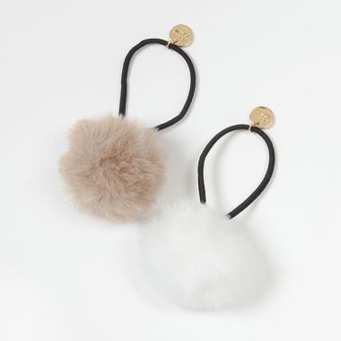 フェイクファーゴムセット