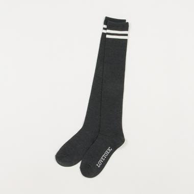 ラインニーハイソックス