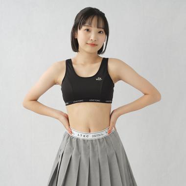 ロゴワンポイントハーフトップタンク