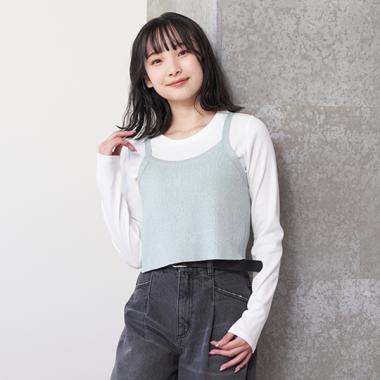 インナーつきラメビスチェ