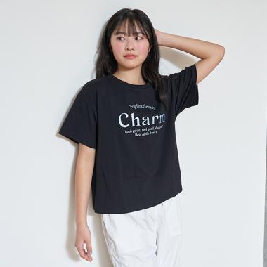 【コットン100%】立体フレンチ刺しゅう990半T