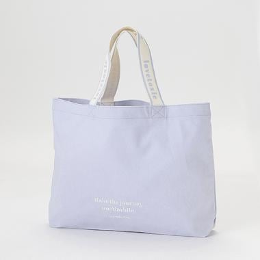 ロゴ刺しゅう横型トート