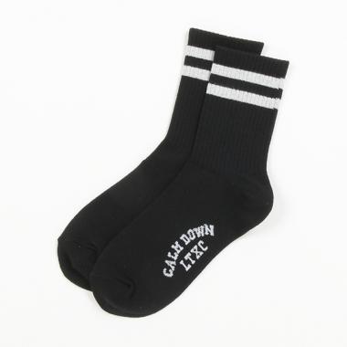 2本ラインクルーソックス