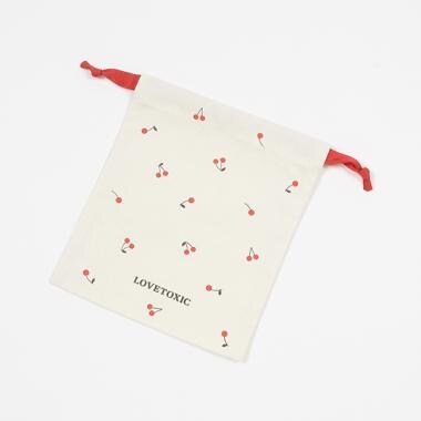 総柄巾着ポーチ