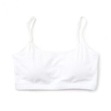 【ベーシック】【抗菌防臭/吸水速乾/さらさら】綿混キャミハーフトップ