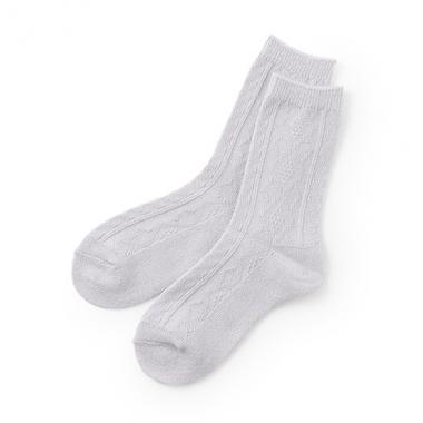 ラメケーブルソックス