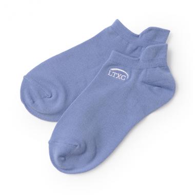 【LTXC】カカトタン刺しゅうスニーカー丈ソックス